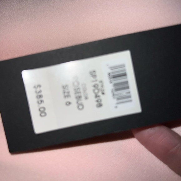 NWT Rachel Zoe 247713 Womens Karly Ruffled Cut-Out Party Dress Rosebud SZ 6 - Picture 6 of 6